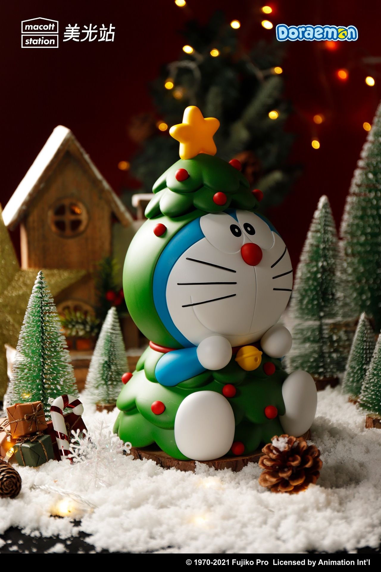 哆啦A夢-聖誕樹