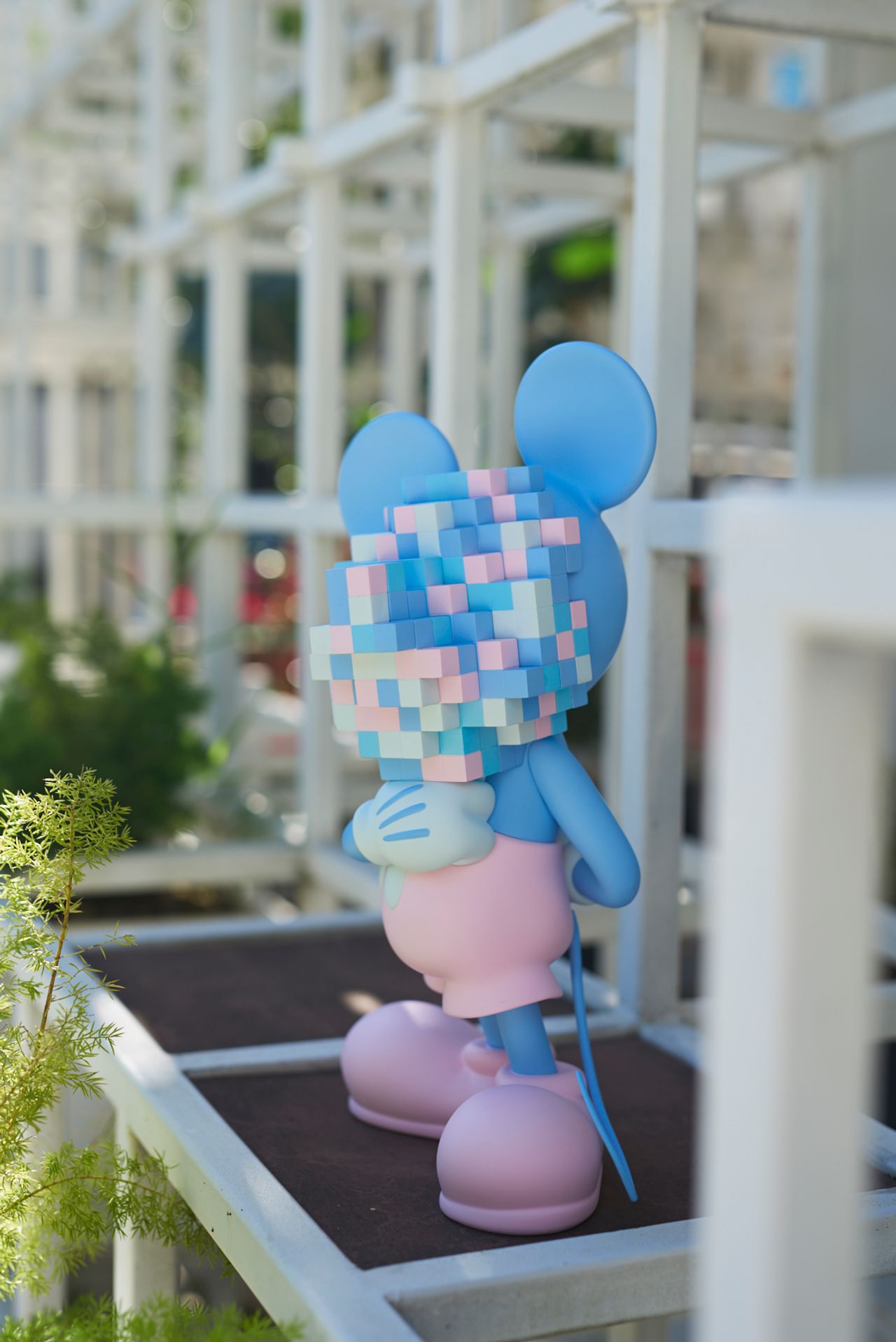 藝術米奇（粉彩藍色）40cm